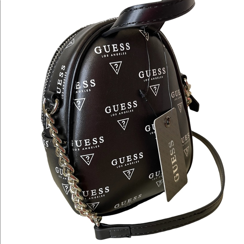 Guess Factory Evan Faux-Fur Mini Crossbody. - Picture 3 of 8